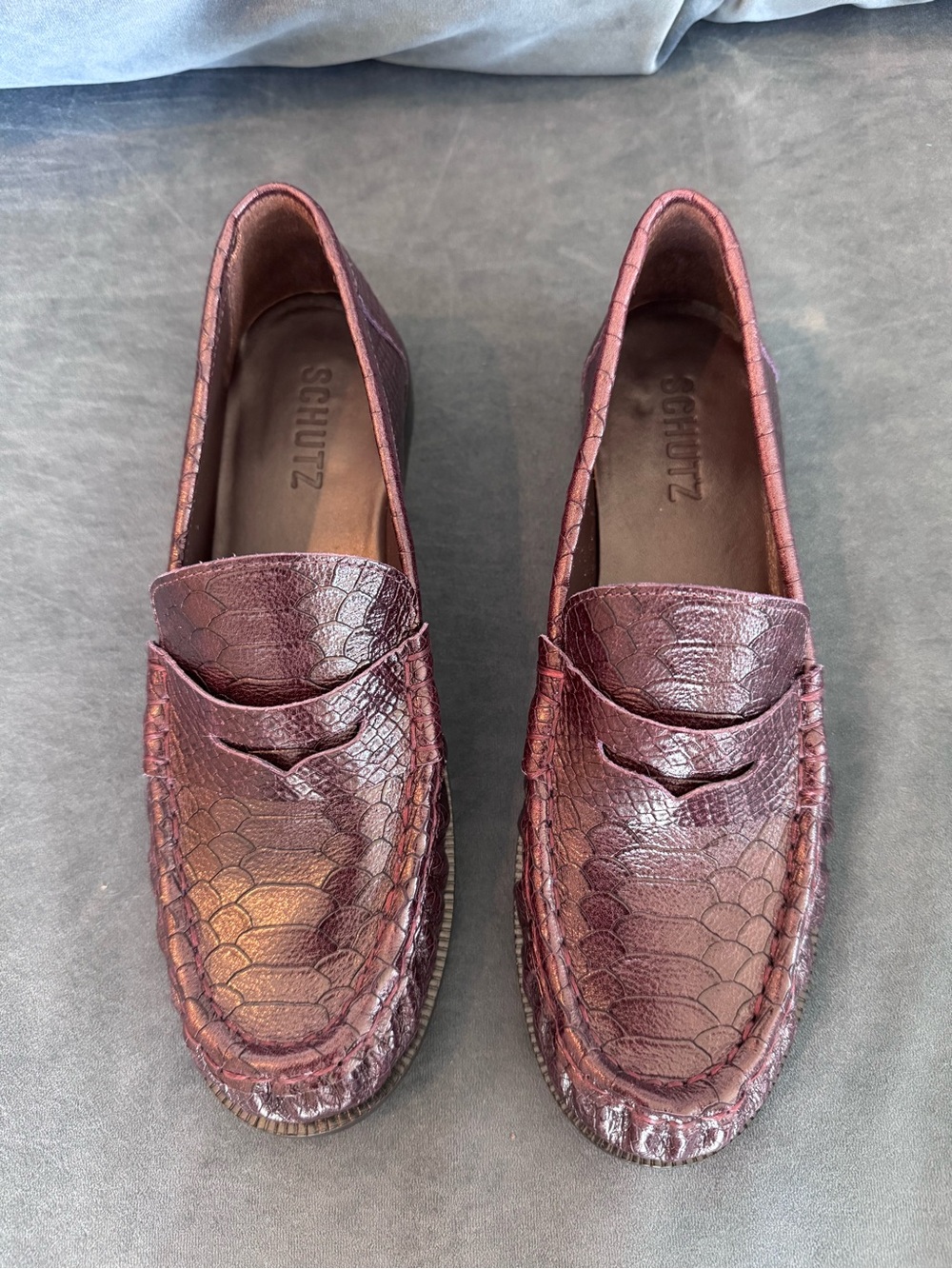 Women’s Schutz Tyche Loafer in Dark Plum